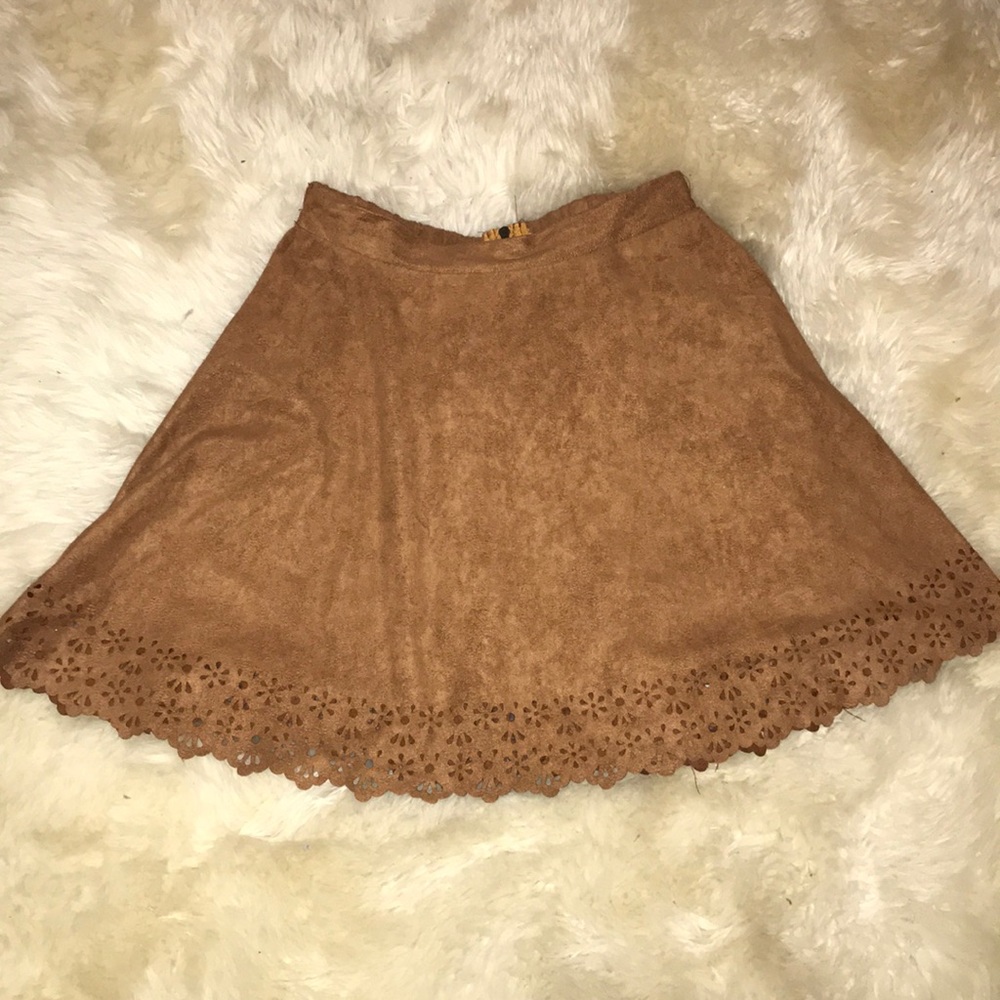 REVERSE vegan-suede skirt
